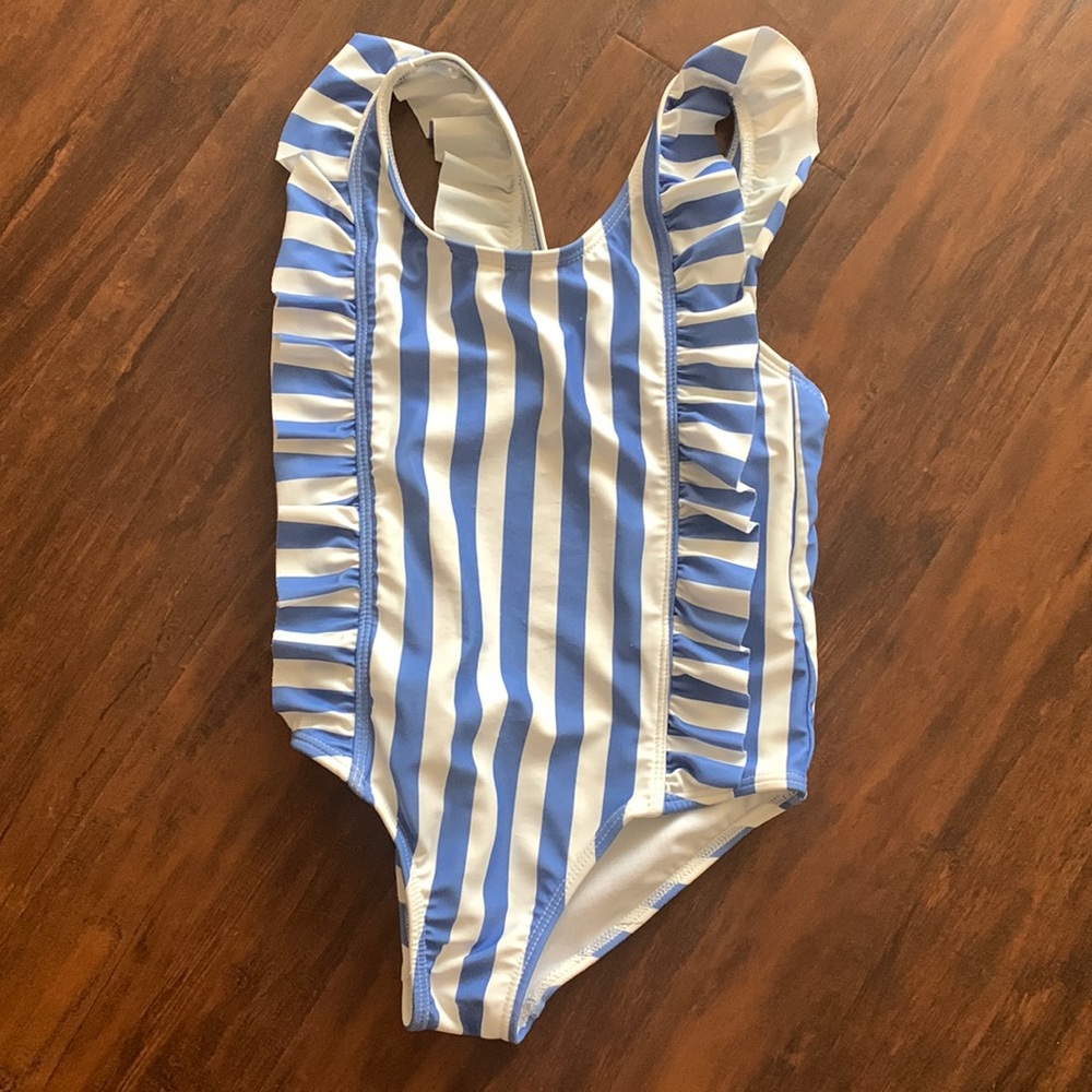 3T Blue/white striped suit - great for July 4th!
